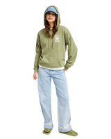Surf Stoked Hoodie in Oil Green