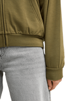 The Roxy Womens Surfing By Daylight Zip Hoodie in Winter Moss