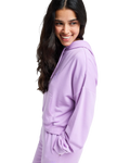 The Roxy Womens Surfing By Daylight Hoodie in Crocus Petal