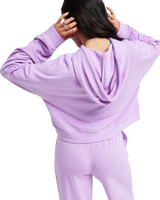 The Roxy Womens Surfing By Daylight Hoodie in Crocus Petal