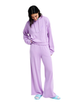 The Roxy Womens Surfing By Daylight Hoodie in Crocus Petal
