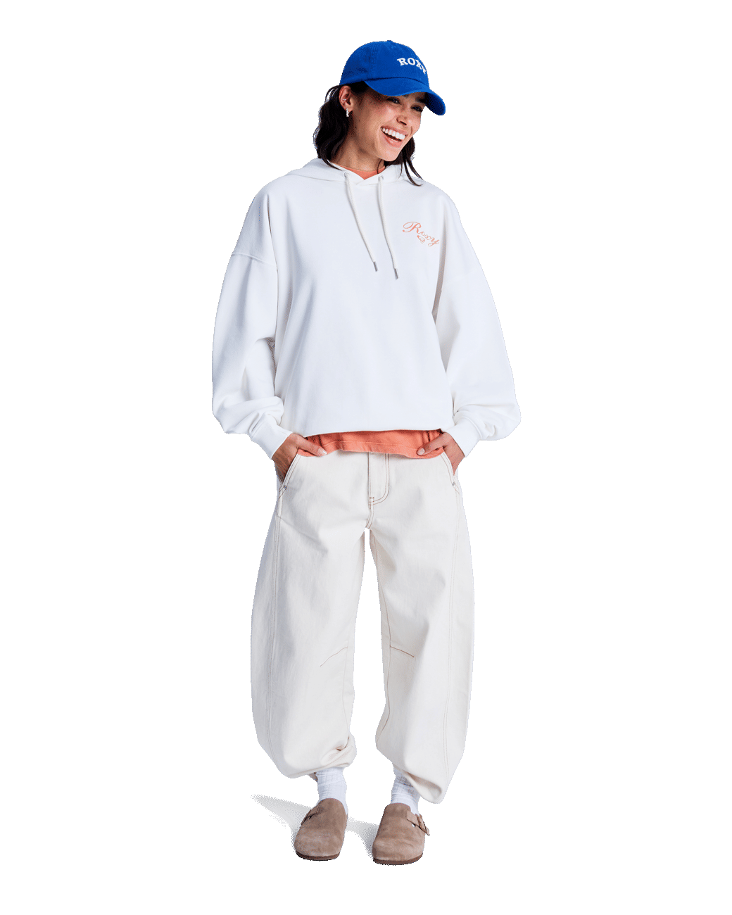 Lineup Oversized Hoodie in Coconut Milk