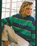 Strictly Stripes Oversized Sweatshirt in Katydid Stripy Soul