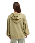 The Roxy Womens Power Of Nature Hoodie in Oil Green