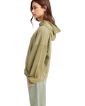 The Roxy Womens Power Of Nature Hoodie in Oil Green