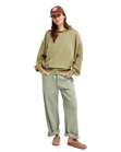 The Roxy Womens Power Of Nature Hoodie in Oil Green