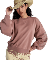 Flower Song Sweatshirt in Brownie