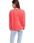 The Roxy Womens Lineup Sweatshirt in Hibiscus