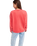 The Roxy Womens Lineup Sweatshirt in Hibiscus