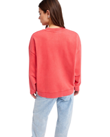 The Roxy Womens Lineup Sweatshirt in Hibiscus