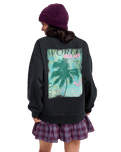 The Roxy Womens Lineup Sweatshirt in Anthracite
