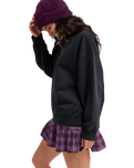 The Roxy Womens Lineup Sweatshirt in Anthracite