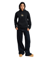 The Roxy Womens Surf Stoked Hoodie in Anthracite