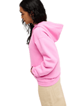 The Roxy Womens Surf Stoked Hoodie in Fuchsia Pink