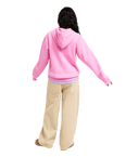 The Roxy Womens Surf Stoked Hoodie in Fuchsia Pink