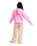 The Roxy Womens Surf Stoked Hoodie in Fuchsia Pink
