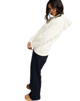 The Roxy Womens Surf Stoked Hoodie in Egret