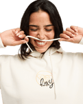 The Roxy Womens Surf Stoked Hoodie in Egret
