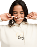 The Roxy Womens Surf Stoked Hoodie in Egret