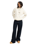 The Roxy Womens Surf Stoked Hoodie in Egret