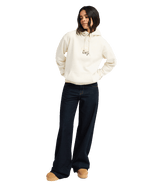 The Roxy Womens Surf Stoked Hoodie in Egret