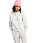 The Roxy Womens Skyflare Hoodie in Light Grey Heather