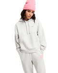 The Roxy Womens Skyflare Hoodie in Light Grey Heather