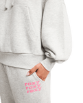 The Roxy Womens Skyflare Hoodie in Light Grey Heather