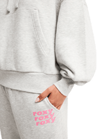 The Roxy Womens Skyflare Hoodie in Light Grey Heather