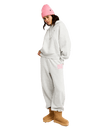 The Roxy Womens Skyflare Hoodie in Light Grey Heather