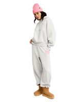 The Roxy Womens Skyflare Hoodie in Light Grey Heather