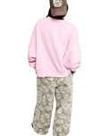 The Roxy Womens Solar Rush Sweatshirt in Pink Lavender