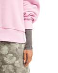 The Roxy Womens Solar Rush Sweatshirt in Pink Lavender