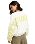 The Roxy Womens Frostbeam Sweatshirt in Coconut Milk