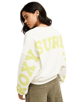 The Roxy Womens Frostbeam Sweatshirt in Coconut Milk