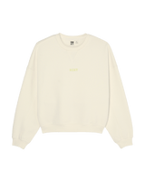 The Roxy Womens Frostbeam Sweatshirt in Coconut Milk