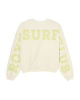 The Roxy Womens Frostbeam Sweatshirt in Coconut Milk