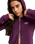 The Roxy Womens Beachy Keen Zip Hoodie in Blackberry Wine