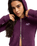 The Roxy Womens Beachy Keen Zip Hoodie in Blackberry Wine