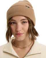 The Roxy Womens Tropical Snow Beanie in Woodsmoke