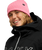 The Roxy Womens Tropical Snow Beanie in Pink Carnation