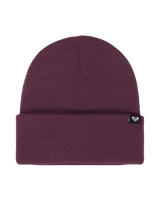 The Roxy Womens Tropical Snow Beanie in Blackberry Wine
