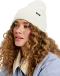 The Roxy Womens Tropical Snow Beanie in Egret