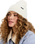 The Roxy Womens Tropical Snow Beanie in Egret