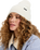 The Roxy Womens Tropical Snow Beanie in Egret