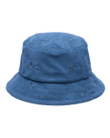 Feeling Embroidered Bucket Hat in Dutch Blue