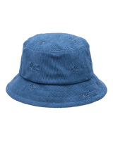 Feeling Embroidered Bucket Hat in Dutch Blue