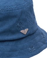 Feeling Embroidered Bucket Hat in Dutch Blue