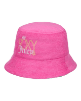 Roxy x Juicy Couture Reversible Bucket Hat in Azalea Pink