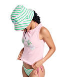 Roxy x Juicy Couture Reversible Bucket Hat in Azalea Pink